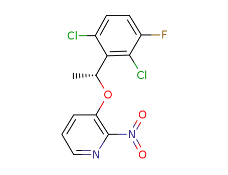 (R)-3-(1-(2,6-dichloro-3-fluorophenyl)ethyoxyl)-2-nitropyridine
